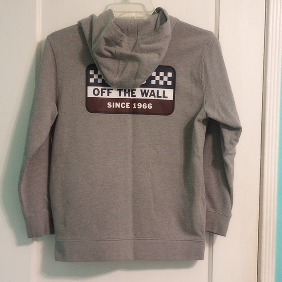 Kids VANS Racing Off The Wall Zip Sweatshirt - Picture 9 of 11